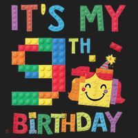 Master Builder 9th ItS My 9th Birthday Brick Blocks Tumbler thumb 3