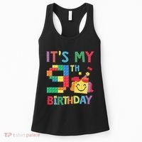 Master Builder 9th ItS My 9th Birthday Brick Blocks Women's Tank Top thumb 0
