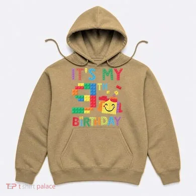 Master Builder 9th ItS My 9th Birthday Brick Blocks Hoodie