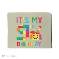 Master Builder 9th ItS My 9th Birthday Brick Blocks Mousepad thumb 0