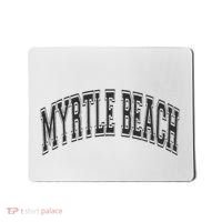 Myrtle Beach Arched Style Text Black With Black Print Mousepad thumb 0