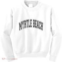 Myrtle Beach Arched Style Text Black With Black Print Kids Sweatshirt thumb 0
