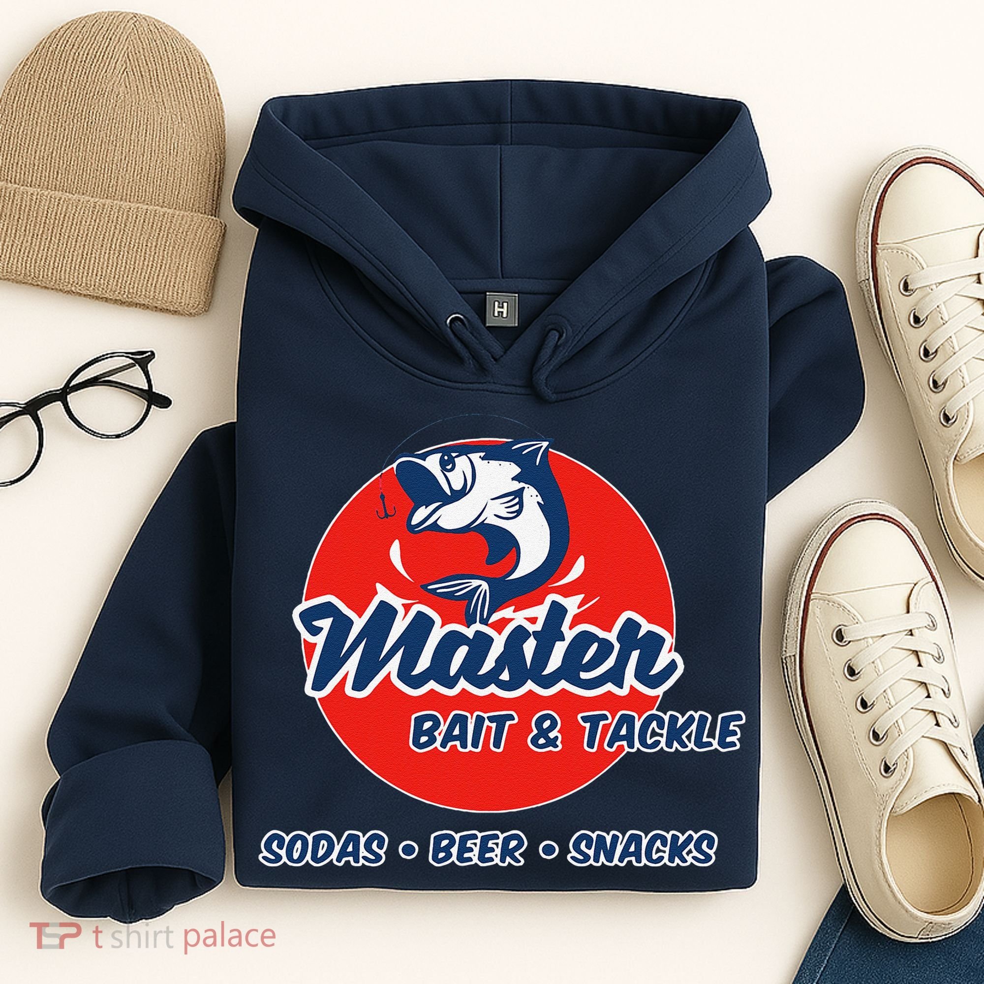 Master Bait And Tackle Funny Adult Humor Hoodie