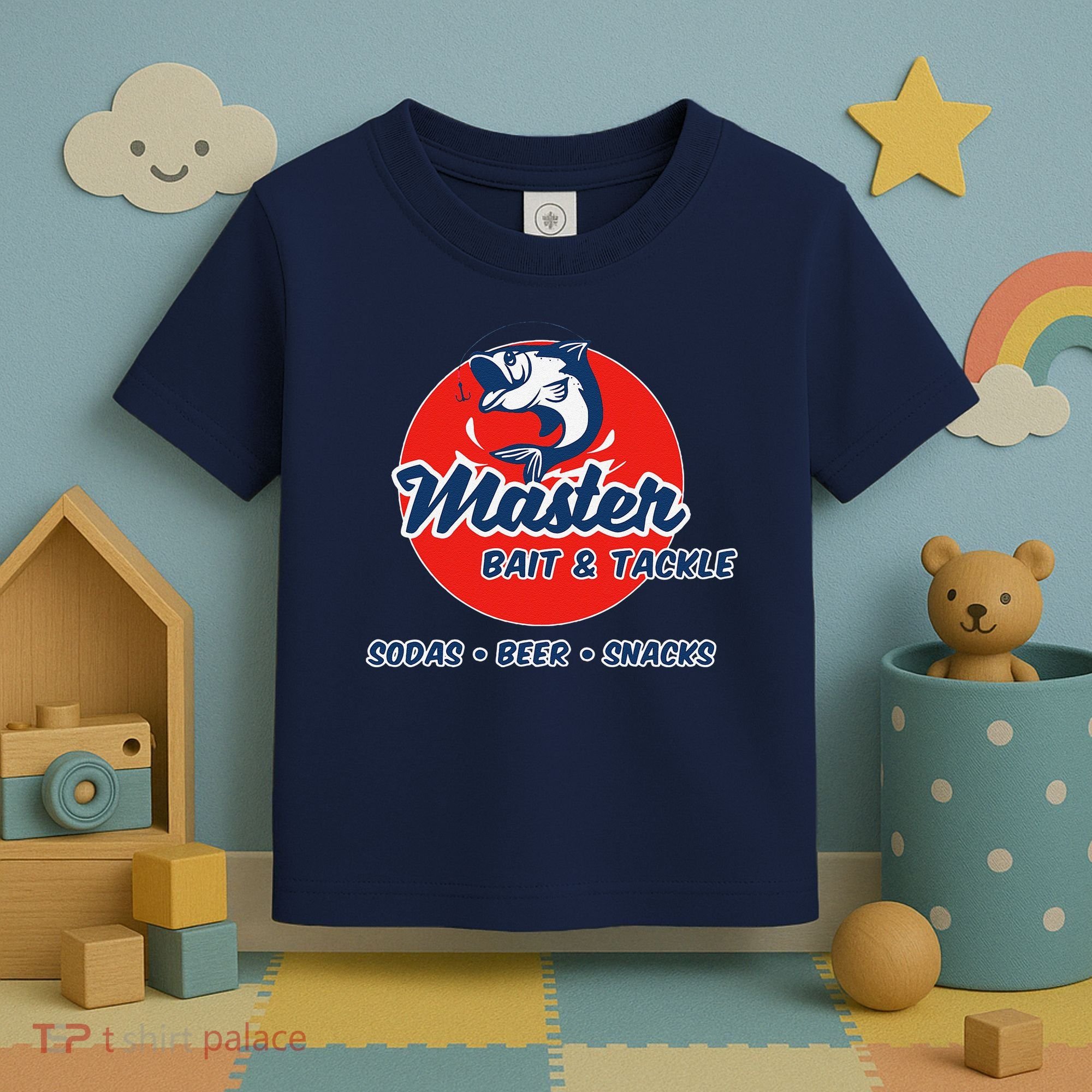 Master Bait And Tackle Funny Adult Humor Toddler T-Shirt