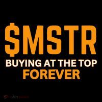 $Mstr Buying At The Top Forever Microstrategy Bitcoin Bucket Hat thumb 4