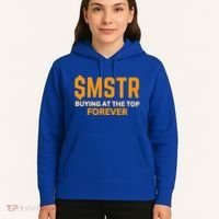 $Mstr Buying At The Top Forever Microstrategy Bitcoin Hoodie thumb 5