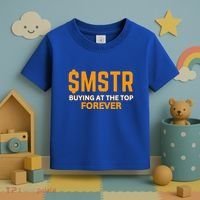 $Mstr Buying At The Top Forever Microstrategy Bitcoin Toddler T-Shirt thumb 3