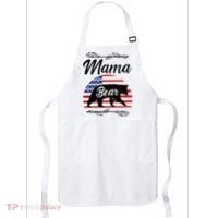 Mama Bear American Flag Funny Gift Apron thumb 0