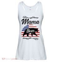 Mama Bear American Flag Funny Gift Ladies Essential Flowy Tank thumb 0