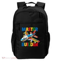 Master Builder Airplane Toy Building Blocks Brick Backpack thumb 0