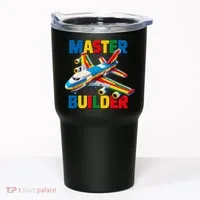 Master Builder Airplane Toy Building Blocks Brick Tumbler thumb 0