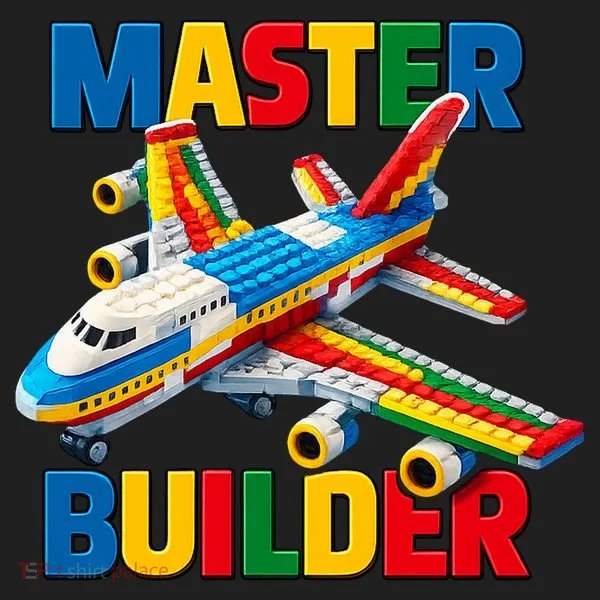 Master Builder Airplane Toy Building Blocks Brick Tumbler