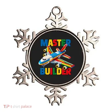 Master Builder Airplane Toy Building Blocks Brick Ornament