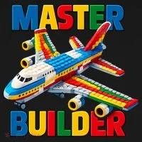 Master Builder Airplane Toy Building Blocks Brick Women's Tank Top thumb 5