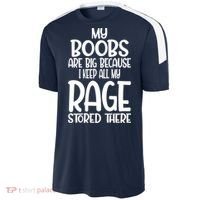 My Boobs Are Big Because I Keep All My Rage Stored There Cute Gift Sport-Tek Competitor United Soccer Jersey thumb 2