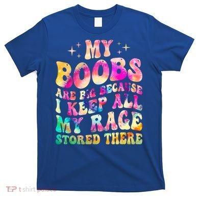 My Boobs Are Big Because I Keep All My Rage Stored There Gift T-Shirt