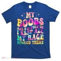 My Boobs Are Big Because I Keep All My Rage Stored There Gift T-Shirt thumb 0