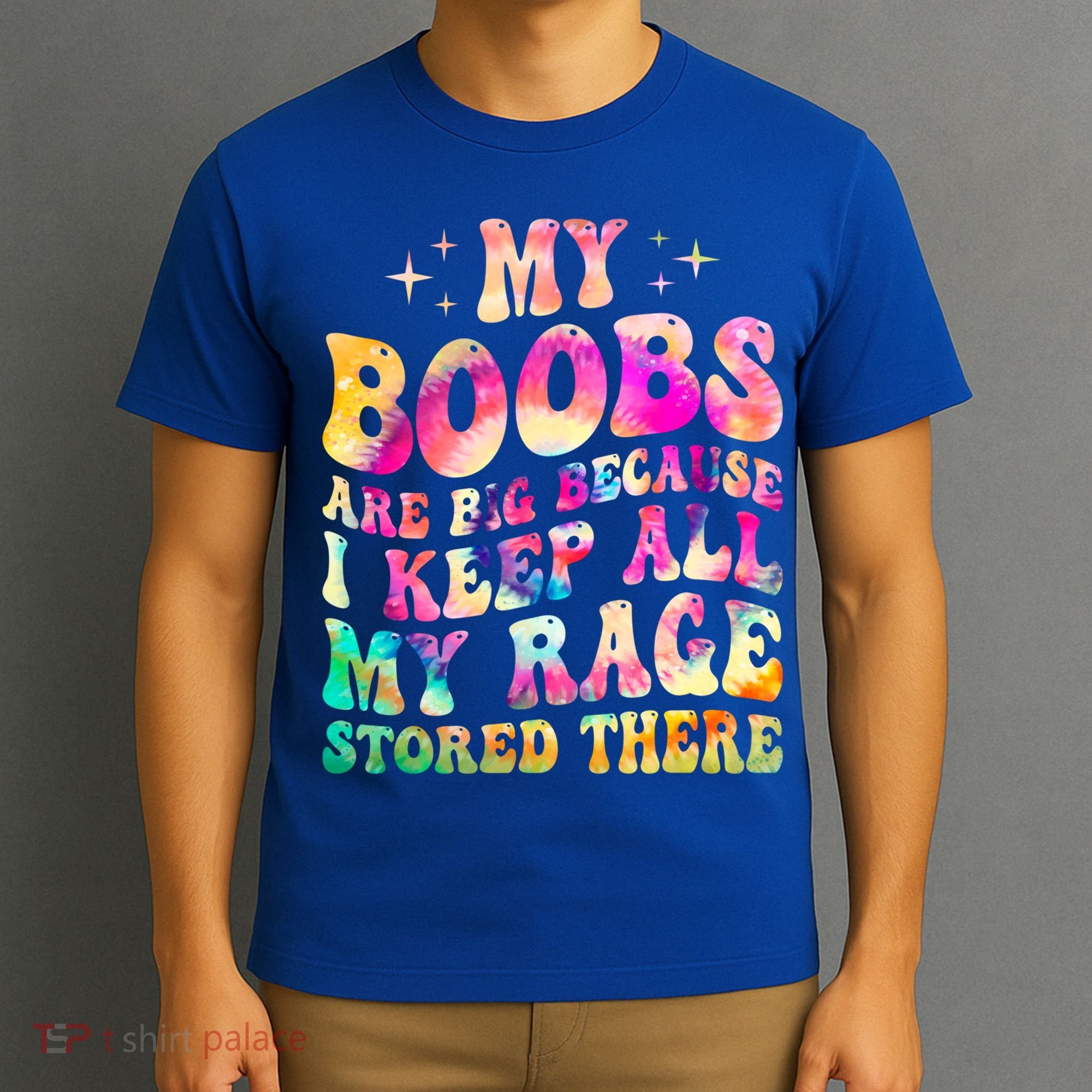 My Boobs Are Big Because I Keep All My Rage Stored There Gift T-Shirt