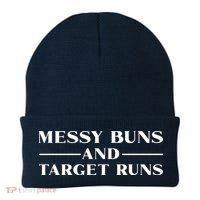 Messy Buns And Target Runs Beanie thumb 0
