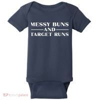 Messy Buns And Target Runs Baby Bodysuit thumb 0