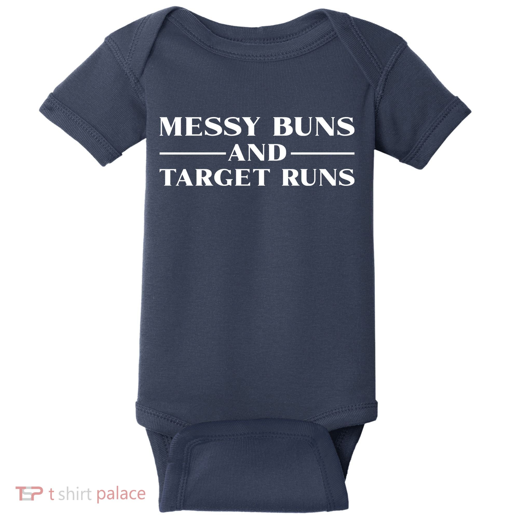 Messy Buns And Target Runs Baby Bodysuit