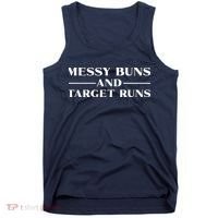 Messy Buns And Target Runs Tank Top thumb 0