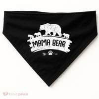 Mama Bear And Three Cubs USA-Made Doggie Bandana thumb 0