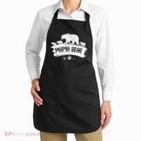 Mama Bear And Three Cubs Apron thumb 2