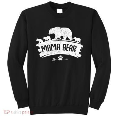 Mama Bear And Three Cubs Sweatshirt