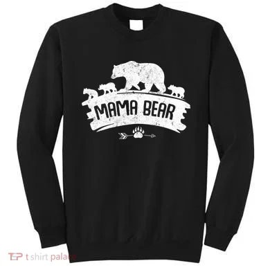 Mama Bear And Three Cubs Sweatshirt