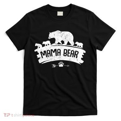 Mama Bear And Three Cubs T-Shirt