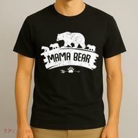 Mama Bear And Three Cubs T-Shirt thumb 3