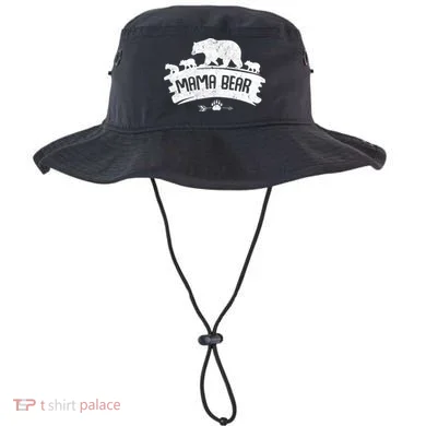 Mama Bear And Three Cubs Bucket Hat