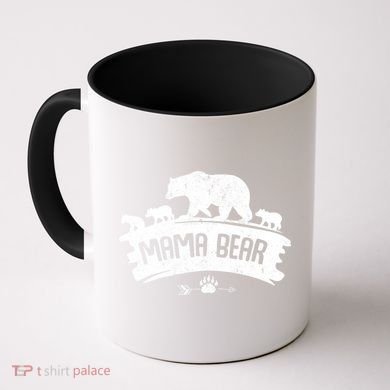 Mama Bear And Three Cubs Coffee Mug