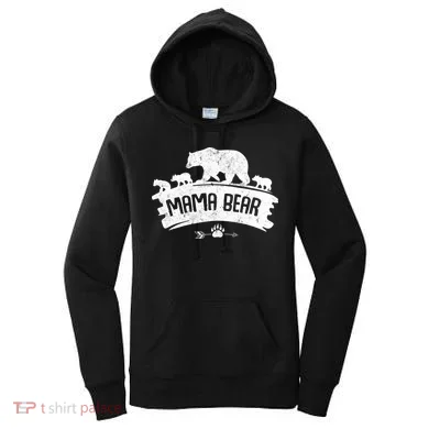 Mama Bear And Three Cubs Women's Hoodie