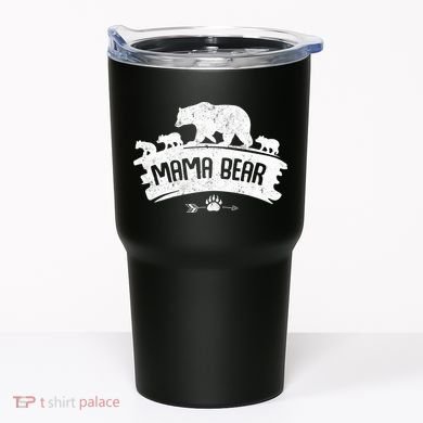 Mama Bear And Three Cubs Tumbler