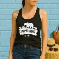 Mama Bear And Three Cubs Women's Tank Top thumb 2