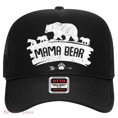 Mama Bear And Three Cubs Hat
