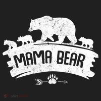 Mama Bear And Three Cubs Hat thumb 2