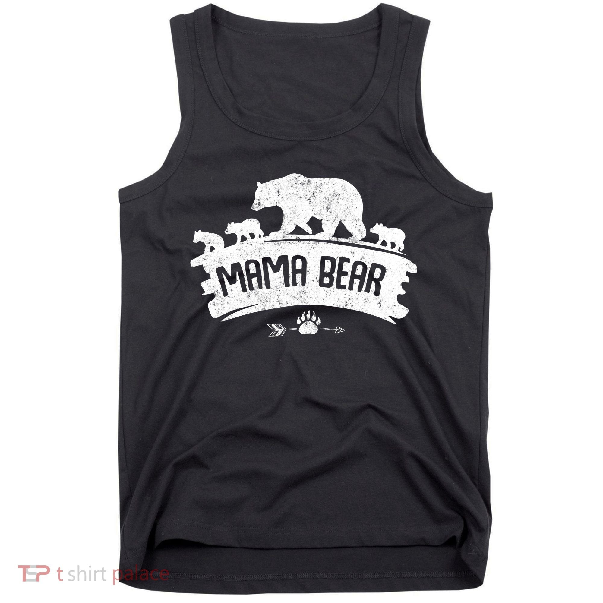 Mama Bear And Three Cubs Tank Top