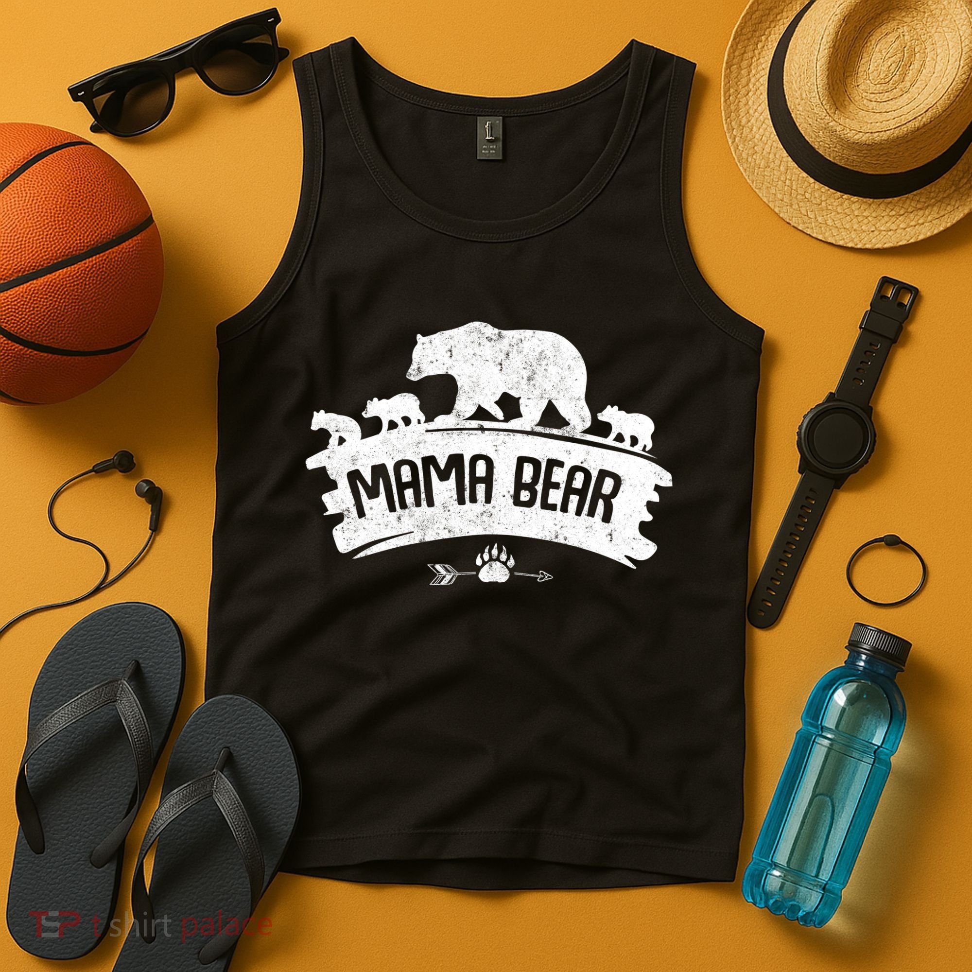 Mama Bear And Three Cubs Tank Top