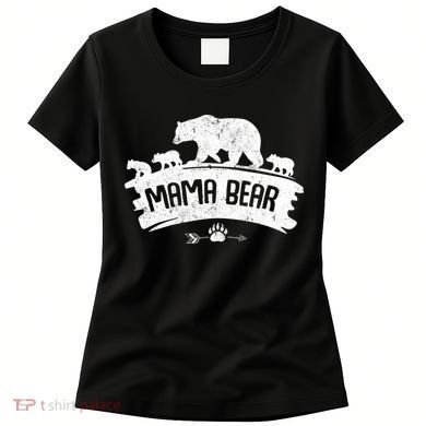 Mama Bear And Three Cubs Women's T-Shirt