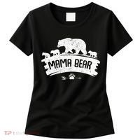 Mama Bear And Three Cubs Women's T-Shirt thumb 0