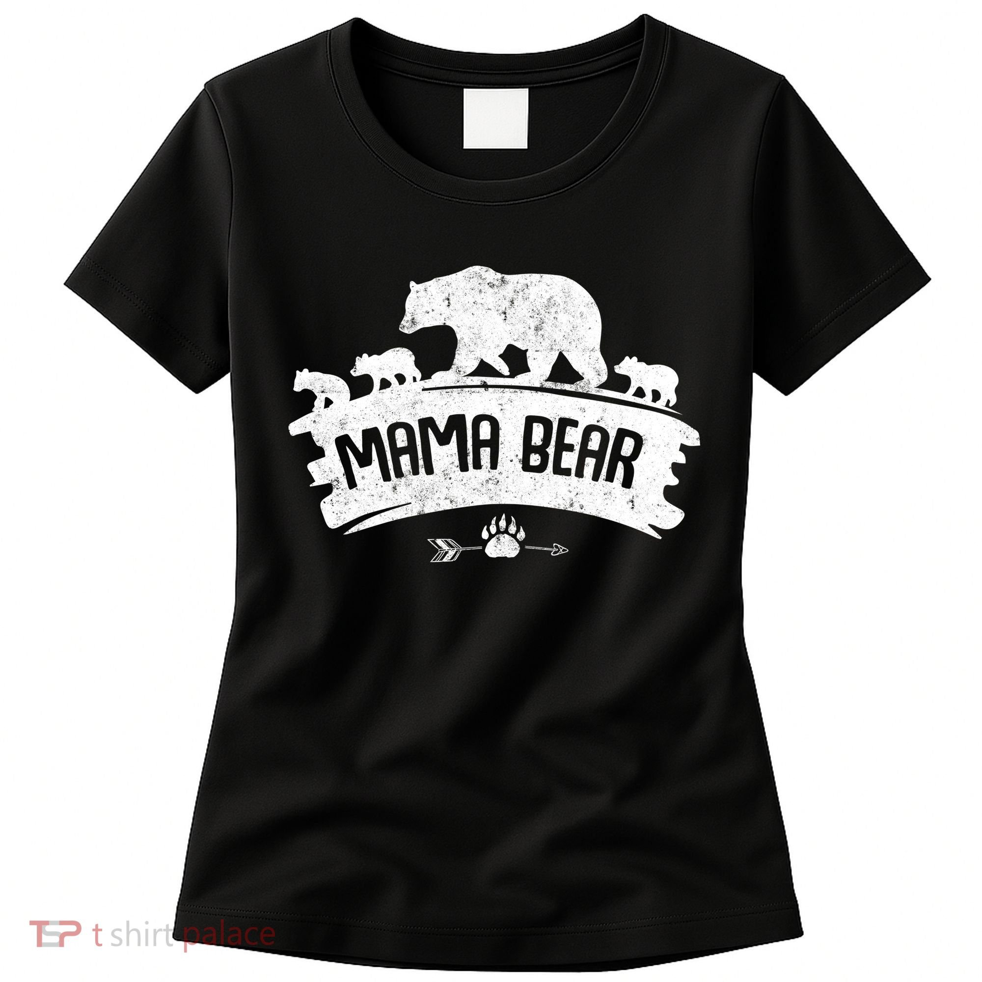 Mama Bear And Three Cubs Women's T-Shirt