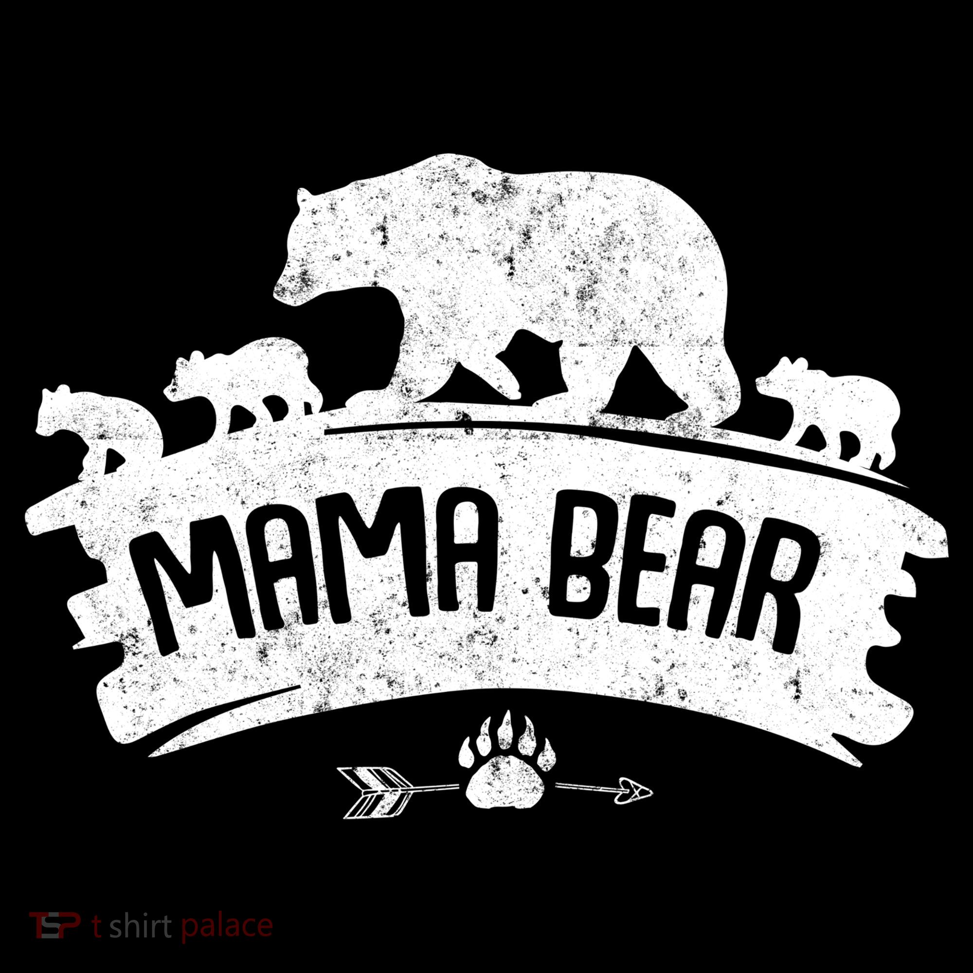 Mama Bear And Three Cubs Women's T-Shirt