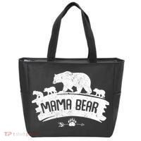 Mama Bear And Three Cubs Tote Bag thumb 0