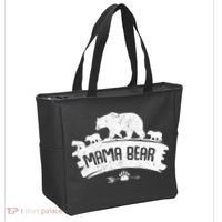 Mama Bear And Three Cubs Tote Bag thumb 2