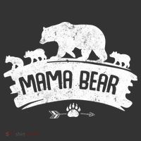 Mama Bear And Three Cubs Ornament thumb 1
