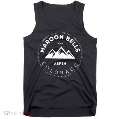 Maroon Bells Aspen Colorado Mountain Adventure Tank Top