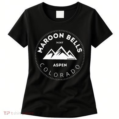 Maroon Bells Aspen Colorado Mountain Adventure Women's T-Shirt